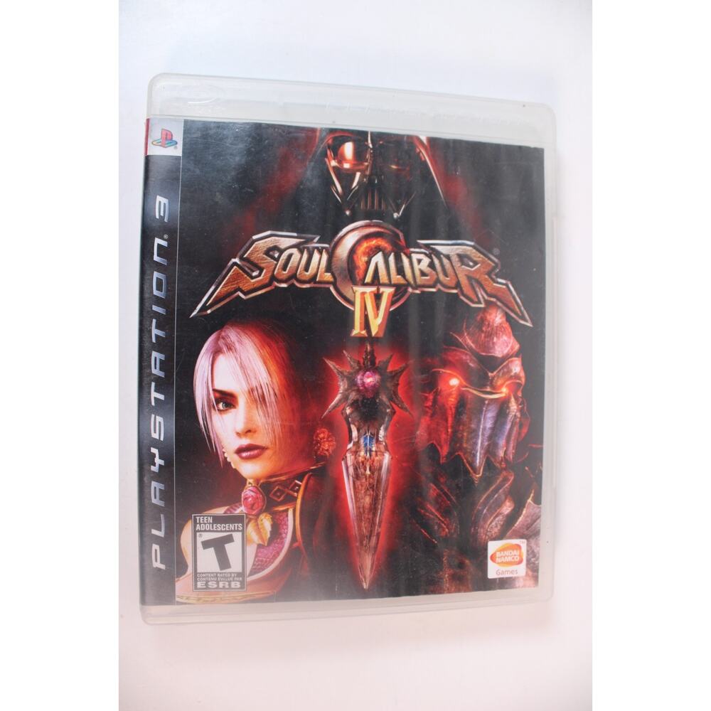 Soul Calibur IV 4 (PlayStation 3 PS3) CIB Complete W/ Manual Tested Working